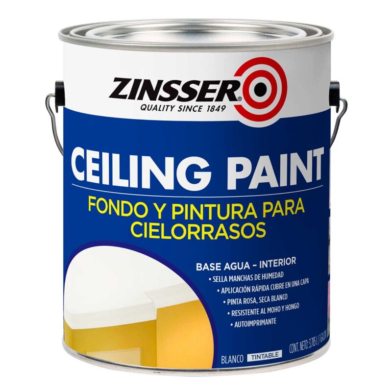 Latex Cielorraso Zinsser 3.78 L Zinsser Pinturerías Indigo