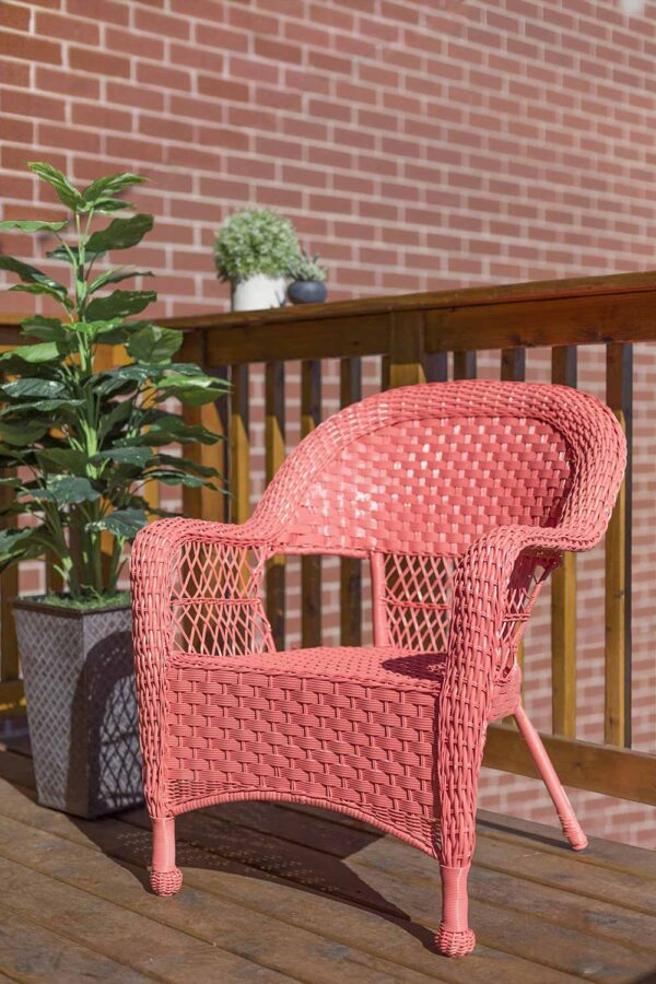 300A5245 INC 0005 0317 ROC Inspire Coral WickerChair After Selected