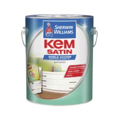 Esmalte Sintetico Kem Satin Blanco 20 Lt Sherwin Williams