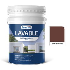 Lavable Exterior Rojo Borgoña 20 Tersuave