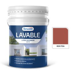 Lavable Exterior Rojo Teja 20 L Tersuave