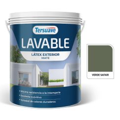 Lavable Exterior Verde Safari 4 L Tersuave