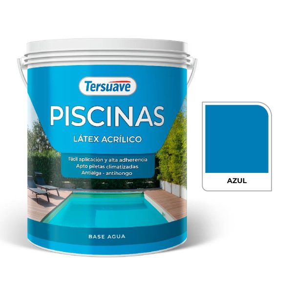 Piscinas Base Acuosa 4 L Azul Tersuave
