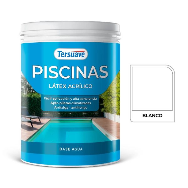 Piscinas Base Acuosa 1 L Blanco Tersuave