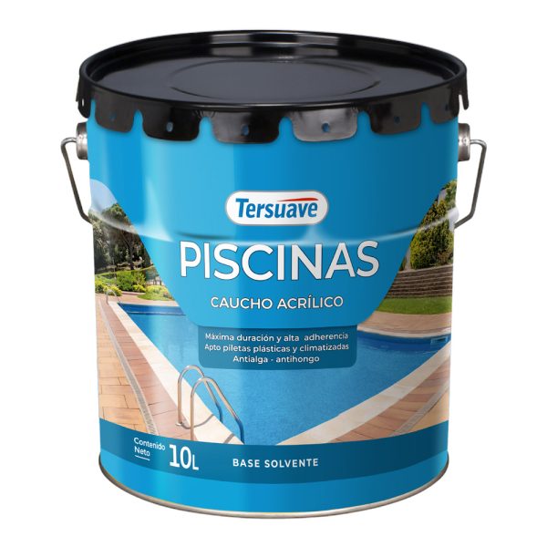 Piscinas Caucho Clorado 10L Celeste Tersuave