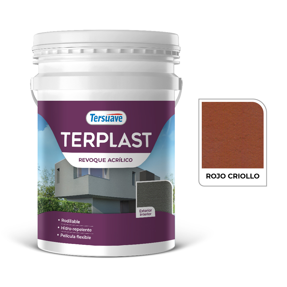 Terplast Revo.acrilico Rojo Criollo 25k. 1 Terplast Revo.acrilico Rojo Criollo  25k.