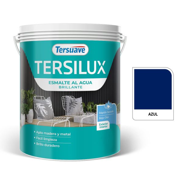 Esmalte Acuoso Azul 4L. Tersuave