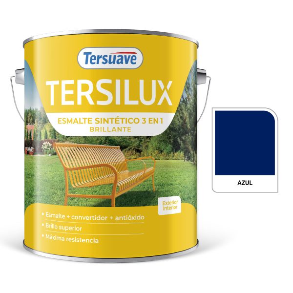 Esmalte Sintetico Azul 4 L Tersuave