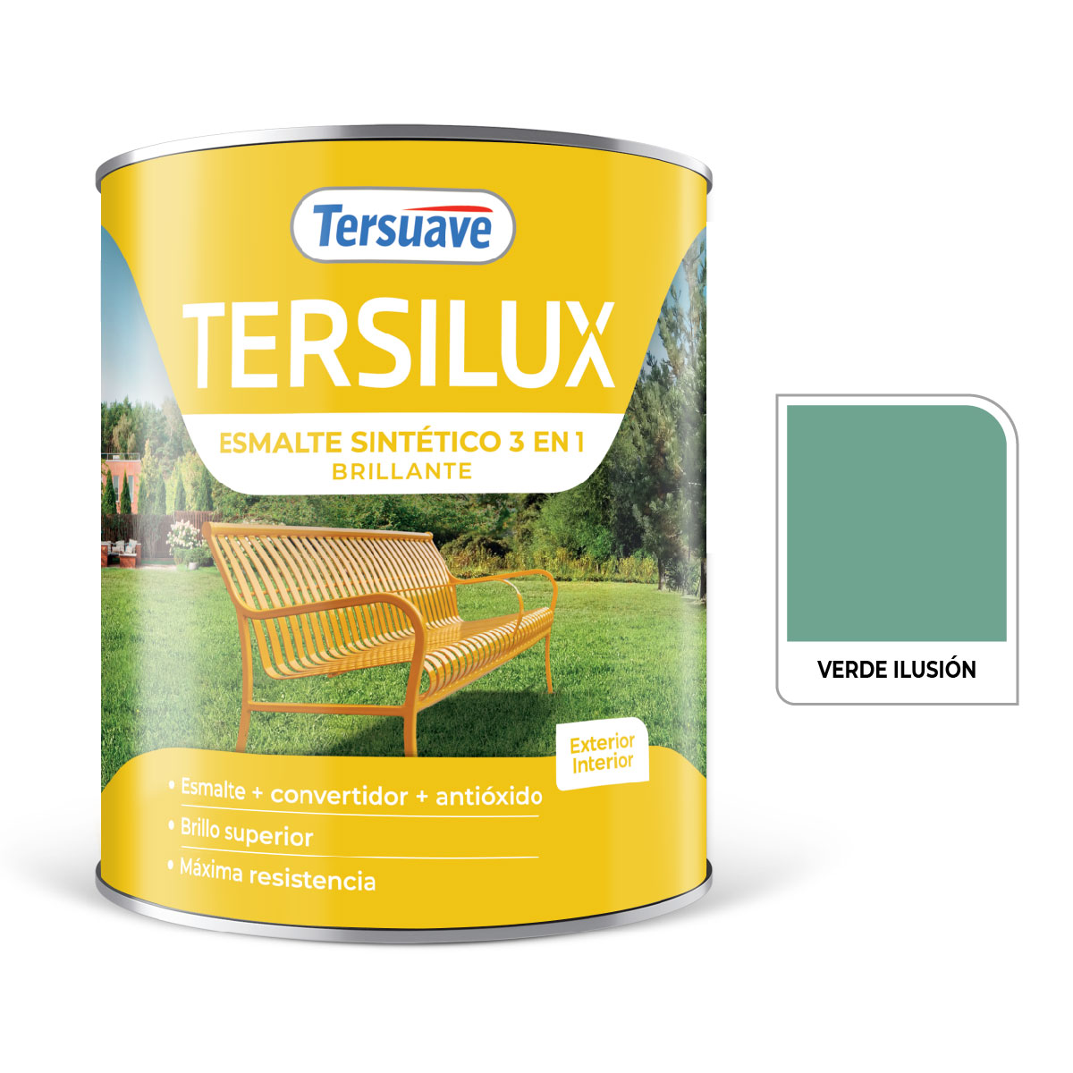 Esmalte Sintetico Verde Ilusion 1 L Tersuave 1 Esmalte Sintetico Verde Ilusion 1 L Tersuave