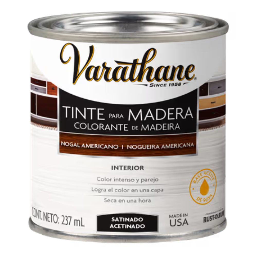 Tinte Para Madera Nogal Americano 237cc Varathane 1 Tinte Para Madera Nogal Americano 237cc Varathane