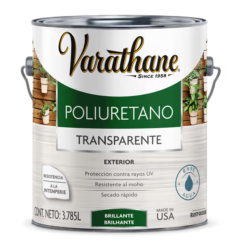 Poliuretano Exterior Al Agua Brillante 3.78 L Varathane