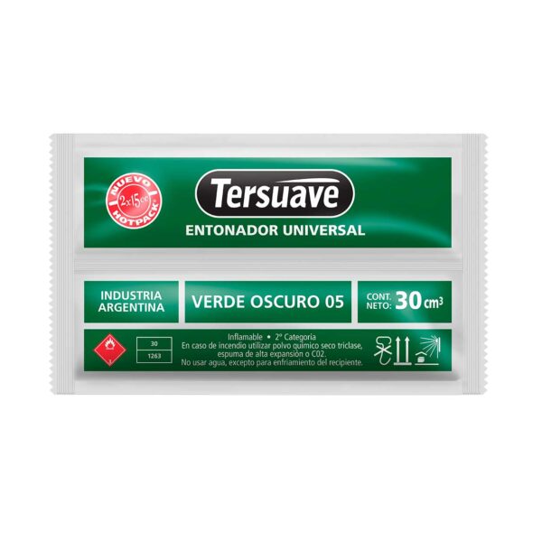 Entonador Verde Oscuro 30 cc Tersuave
