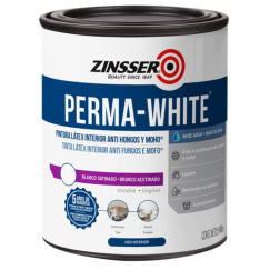 Látex Interior Perma White Satinado 0.95 L Zinsser