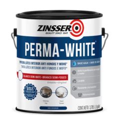 Látex Interior Perma White Semimate 0.95 L Zinsser