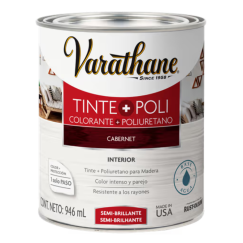 Tinte + Poliuretano Para Madera Cabernet 0.95 L Varathane