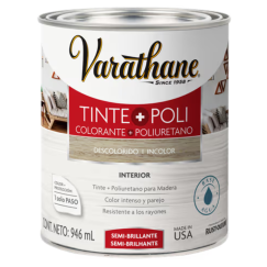 Tinte + Poliuretano Para Madera Descolorido 0.95 L Varathane