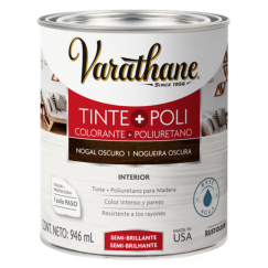 Tinte + Poliuretano Para Madera Nogal Oscuro 0.95 L Varathane