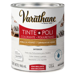 Tinte + Poliuretano Para Madera Roble Verano 0.95 L Varathane