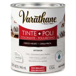 Tinte + Poliuretano Para Madera Cerezo Negro 0.95 Varathane