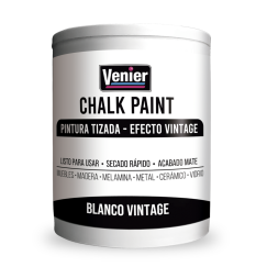 Pintura Tizada Chalk Paint Blanco 1 Lt. Venier