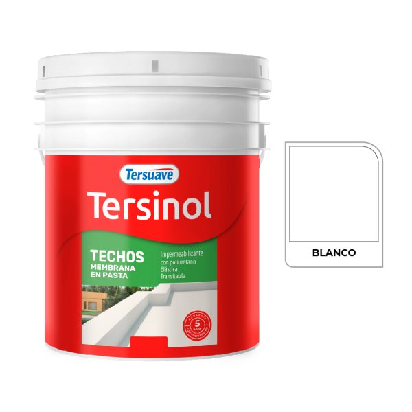 Impermeabilizante Para Techos Tersinol Blanco 10 Lt Tersuave