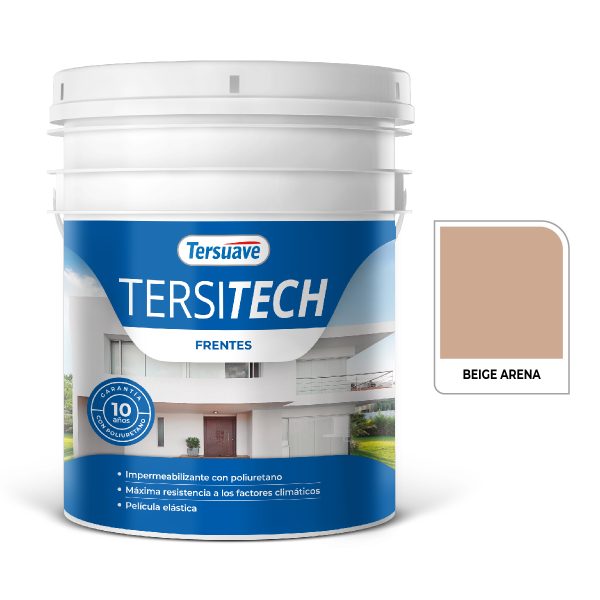 Impermeabilizante Tersitech Frentes Beige Arena 10 L Tersuave