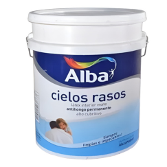 Latex Cielorrasos Alba 10l.  Pre