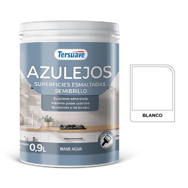 Pintura Para Azulejos Blanco 0.900cc Tersuave