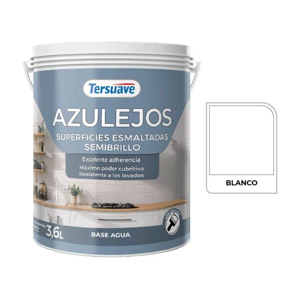 Pintura Para Azulejos Blanco  3.600cc Tersuave