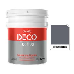 Deco Techos Gris 10L Tersuave