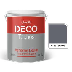 Deco Techos Gris 4L Tersuave