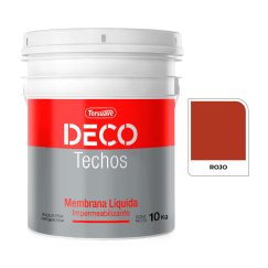 Deco Techos Rojo 10L Tersuave