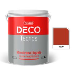 Deco Techos Rojo 4L Tersuave