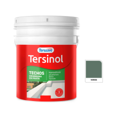 Impermeabilizante Para Techos Tersinol Verde 10 Lt Tersuave
