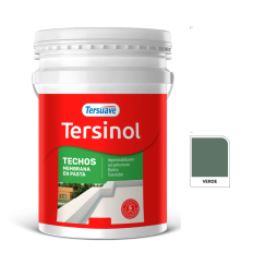 Impermeabilizante Para Techos Tersinol Verde 20 Lt Tersuave