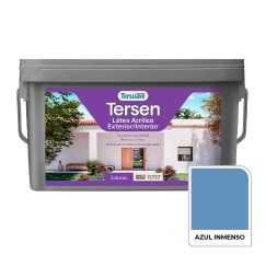 Látex Tersen Acrilico Ext/Int Azul Inmenso 4L. Tersuave
