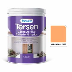 Latex Tersen Int/ext. 1l. Naranja Alegre Tersuave