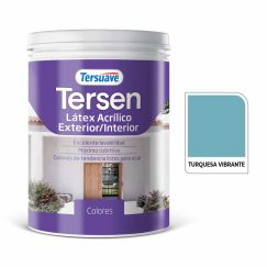 Latex Tersen Int/ext. 1l. Turquesa Vibrante Tersuave