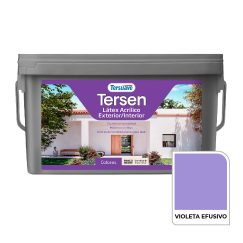Látex Tersen Acrilico Ext/Int Violeta Efusivo 4L. Tersuave