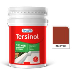 Impermeabilizante Para Techos Tersinol Rojo 20 Lt Tersuave