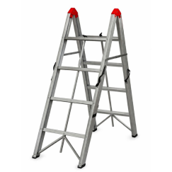 Escalera Aluminio Compacta 4 Escalones Barcol