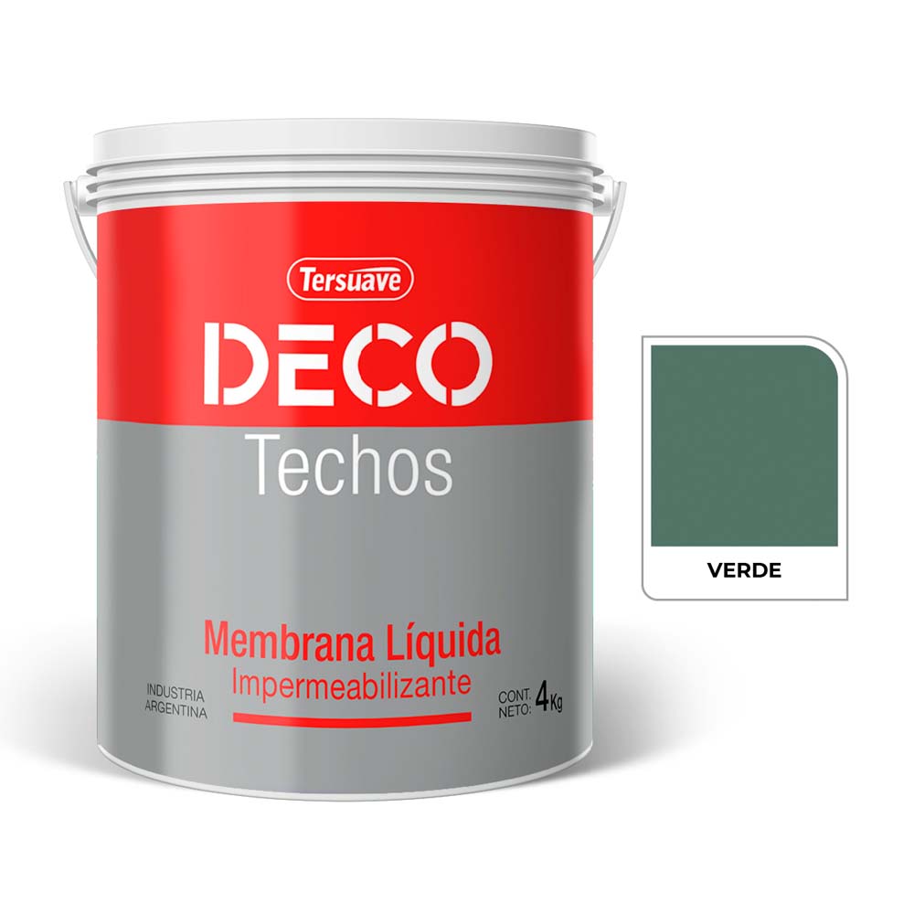 Deco Techos Verde 4L Tersuave 1 Deco Techos Verde 4L Tersuave