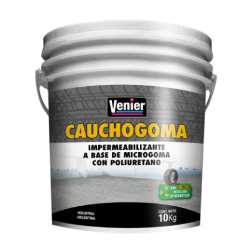 Caucho goma Impermeabilizante Gris x 10 Kg Venier 1 Caucho goma Impermeabilizante Gris x 10 Kg Venier