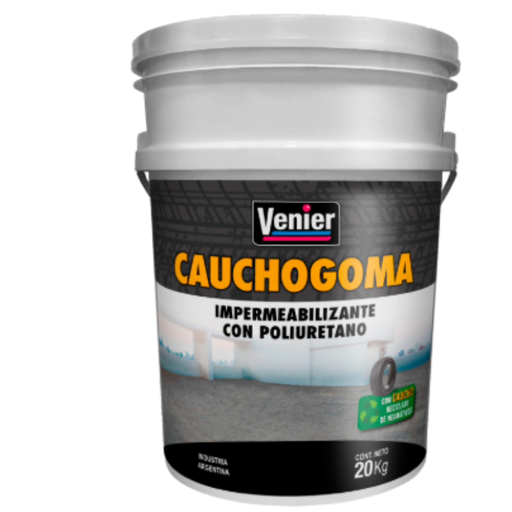 Caucho goma Impermeabilizante Gris x 20 Kg Venier 1 Caucho goma Impermeabilizante Gris x 20 Kg Venier