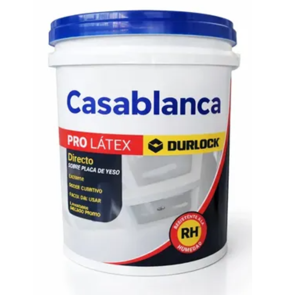 Latex Directo Placa Durlock 20 L. Casablanca