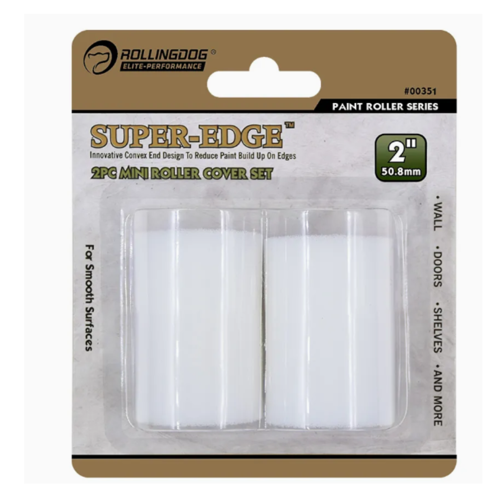 Repuesto Rodillo 2" Super-Edge Espuma De Alta Densidad Para Bordes Rollingdog 1 Repuesto Rodillo 2" Super-Edge Espuma De Alta Densidad Para Bordes Rollingdog